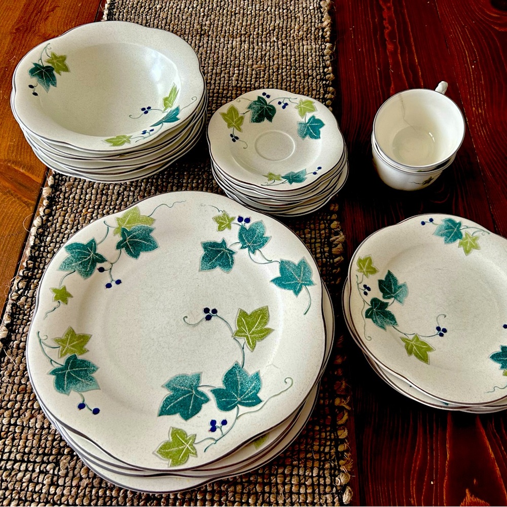 Vintage Mikasa Ivy Path Dinnerware